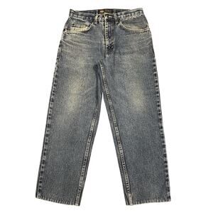 Vintage Route 66 Regular Fit 29x25 Denim Jeans Old School 90s Medium Wash Hemmed